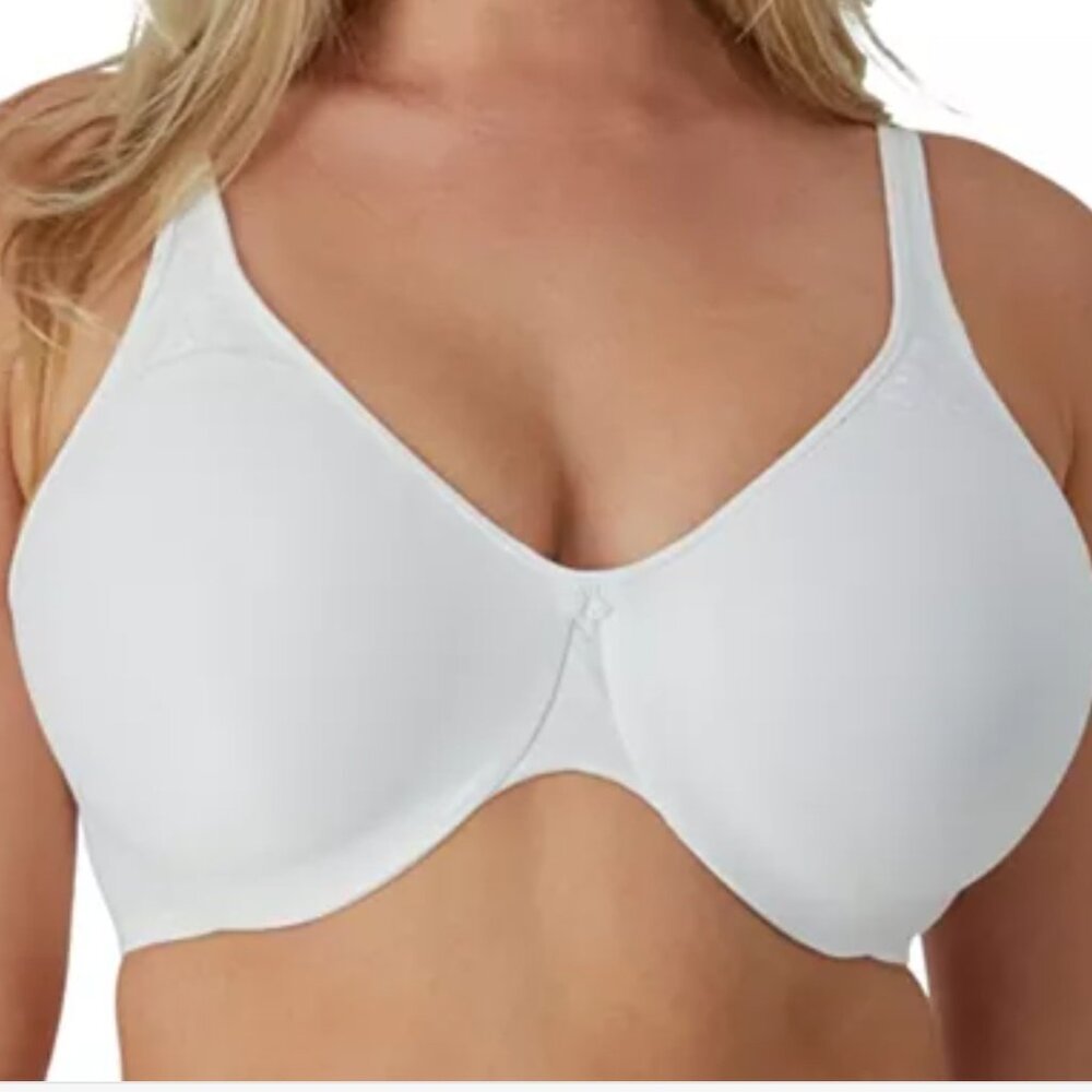 WHITE 36DDD Bali Passion for Comfort Seamless Underwire Minimizer Bra 3385